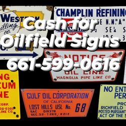Look in that Garage for Oilfield Signs 