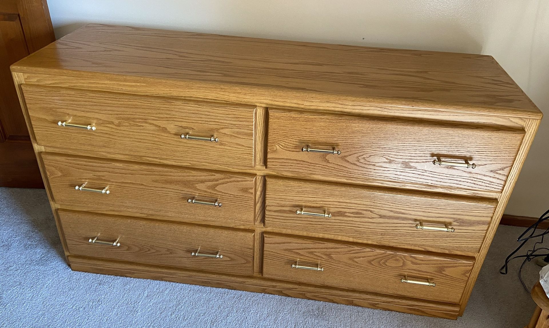 Solid Oak Dresser 