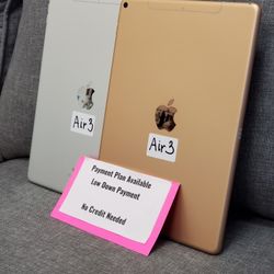 Apple IPad Air 3 LTE And WIFI - $1 DOWN PAYMENT - NO CREDIT NEEDED