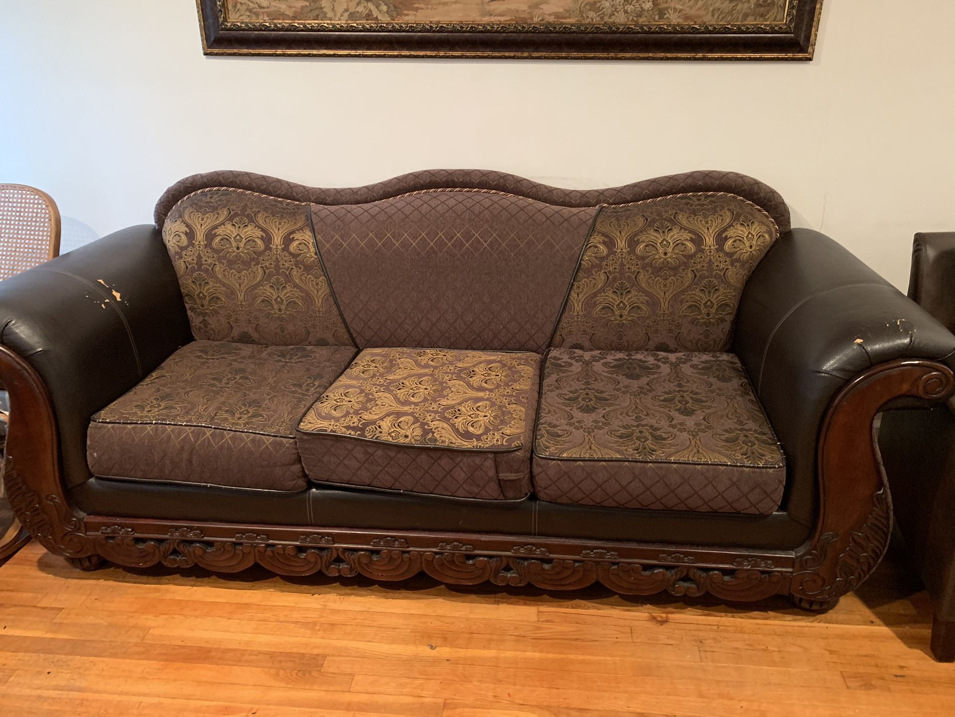 Brown Classic Sofa