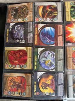 Bakugan Battle Brawlers Card Collection in Binder (2008-2009)