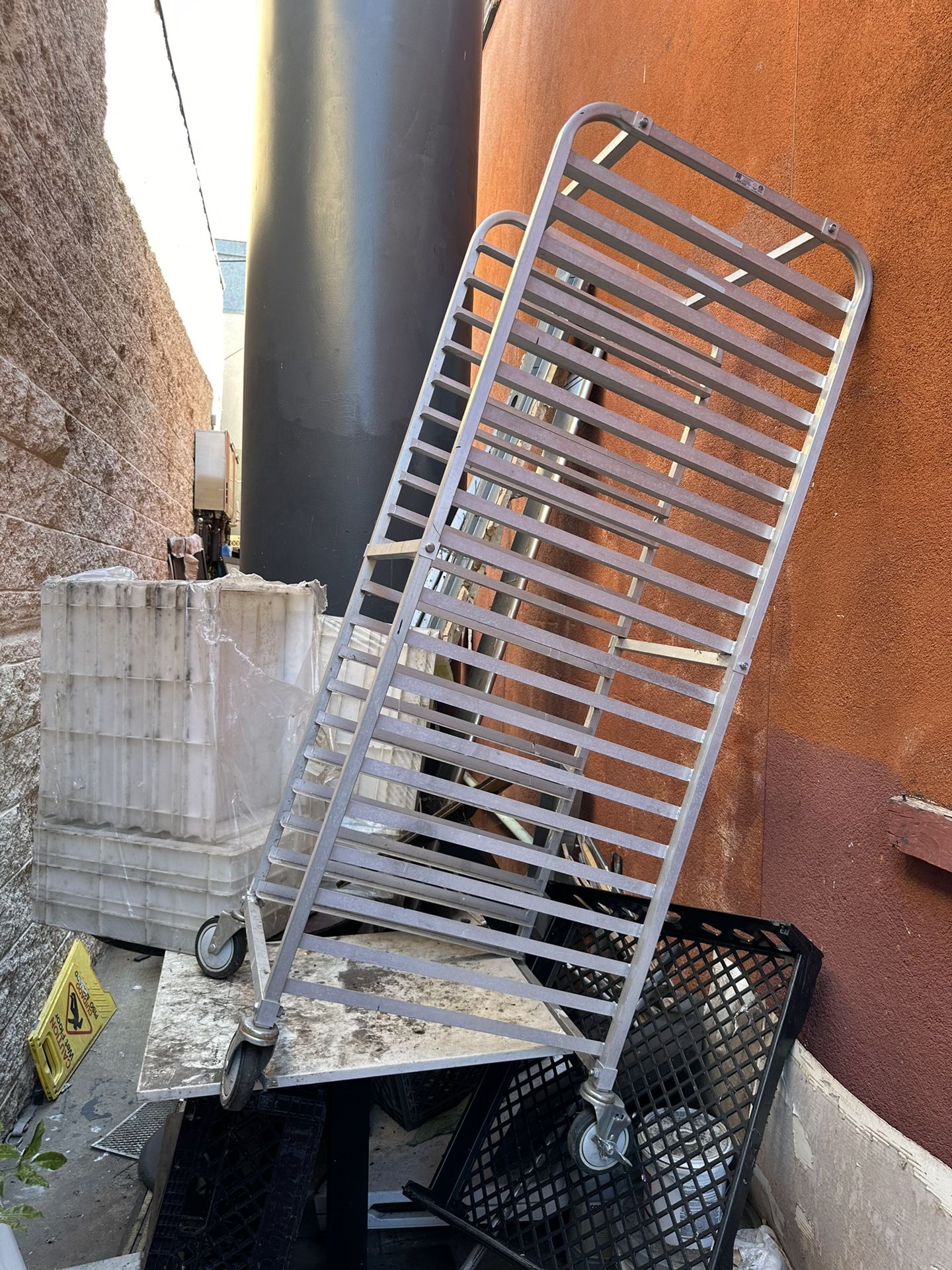 Bun Pan Rack (tray Rack On Wheels )