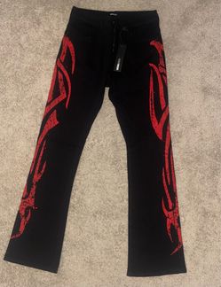 Black flare pants size 30