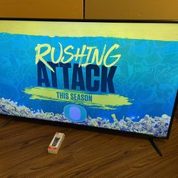 Vidao 65” TV 4K UHD (NOT SMART) With Remote Control $100 Firm On Price