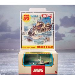 SDCC 2025 Exclusive Mattel Hot Wheels JAWS 50th Anniversary Set