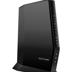 NETGEAR Nighthawk Modem Router Combo
(CAX30) DOCSIS 3.1 Cable Modem and WiFi 6
Router