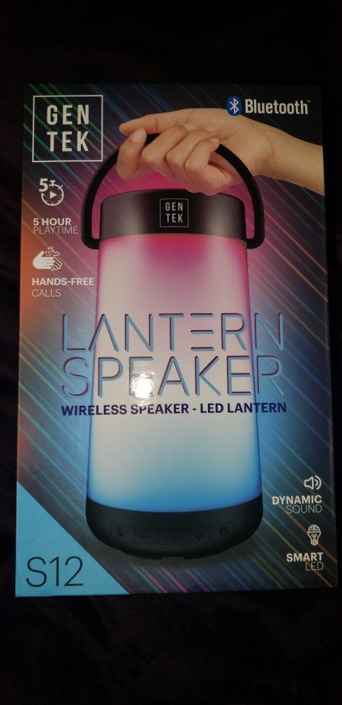 Gen Tek Bluetooth Lantern Speaker