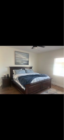 King bed frame ( mattress not included )