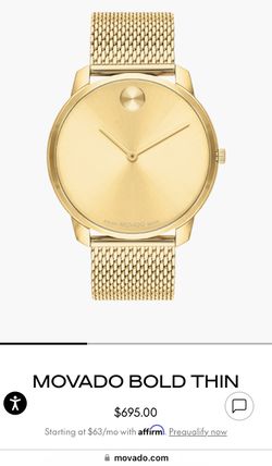 Movado Bold Thin 