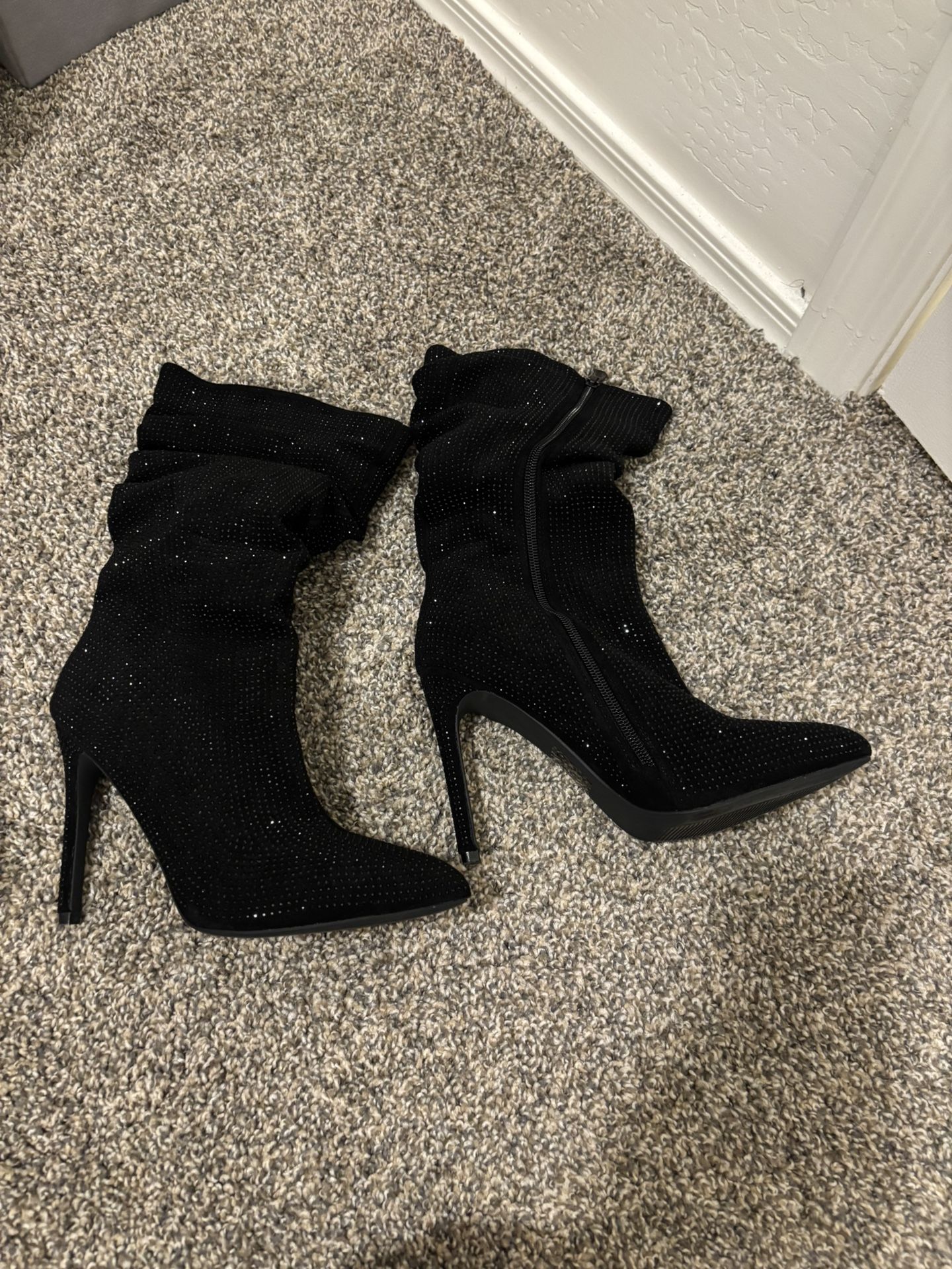Diamanté Booties