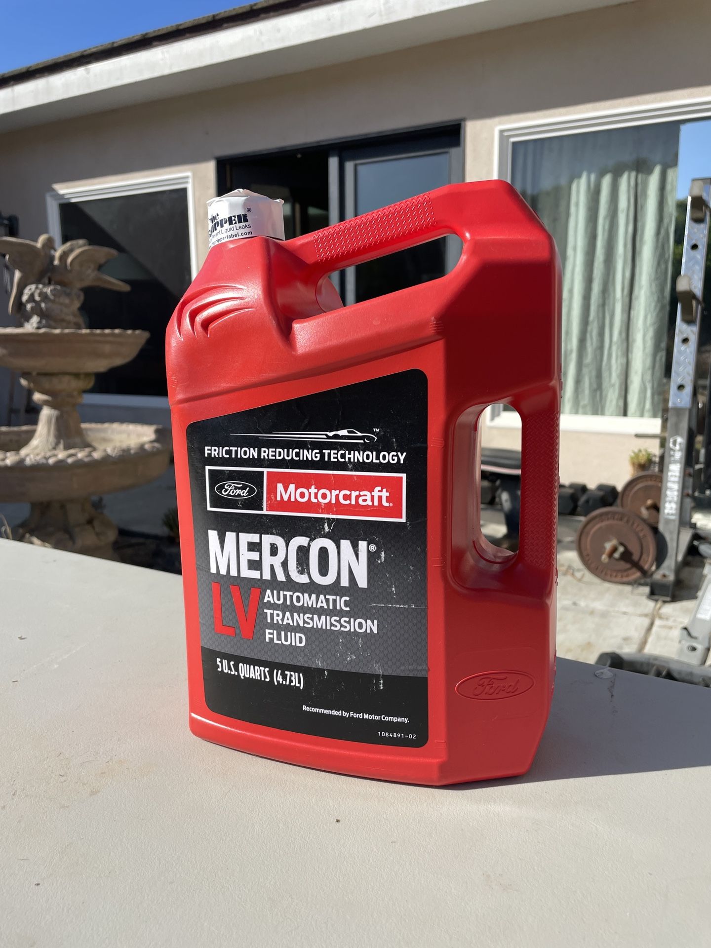 Mercon-Lv Automatic Transmission Fluid 5 Quart - Ford XT-10-QLVC