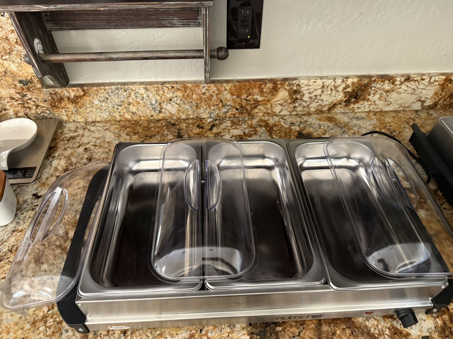 Nutrichef 3 Tray Buffet Warmer
