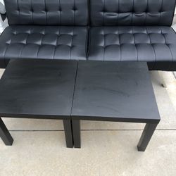 2 Tables  With Unfold-able Sofa 