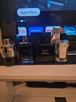 AZZARO MOST WANTED BY NIGHT, ARAMIS INTUITION, CHANEL BLEU DE CHANEL PARFUM, MANCERA CEDRAT BOISE