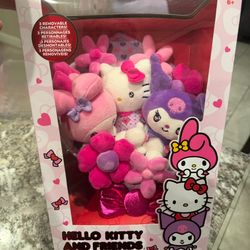Valentine's Hello Kitty Plush Bouquet