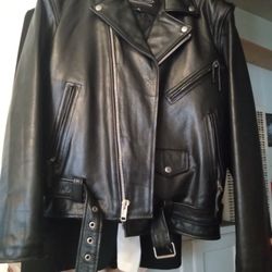 Men's Leather .Motorcycle Jacket  LG/X Lg