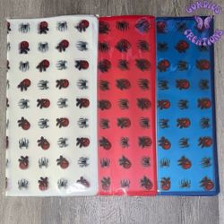 Spiderman Transparent Floral Bouquet Wrapping Paper
