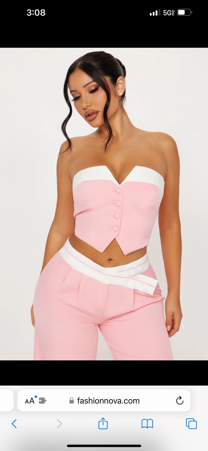 Fashion Nova Set / Pants and Top for Sale in Los Angeles, CA - OfferUp