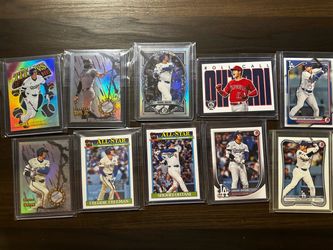 2025-2026 MLB Topps Chrome Sports Card Lot