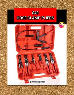 Hose Clamp Pliers Set 9-Piece