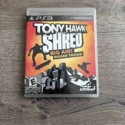 Tony Hawk Shred PS3