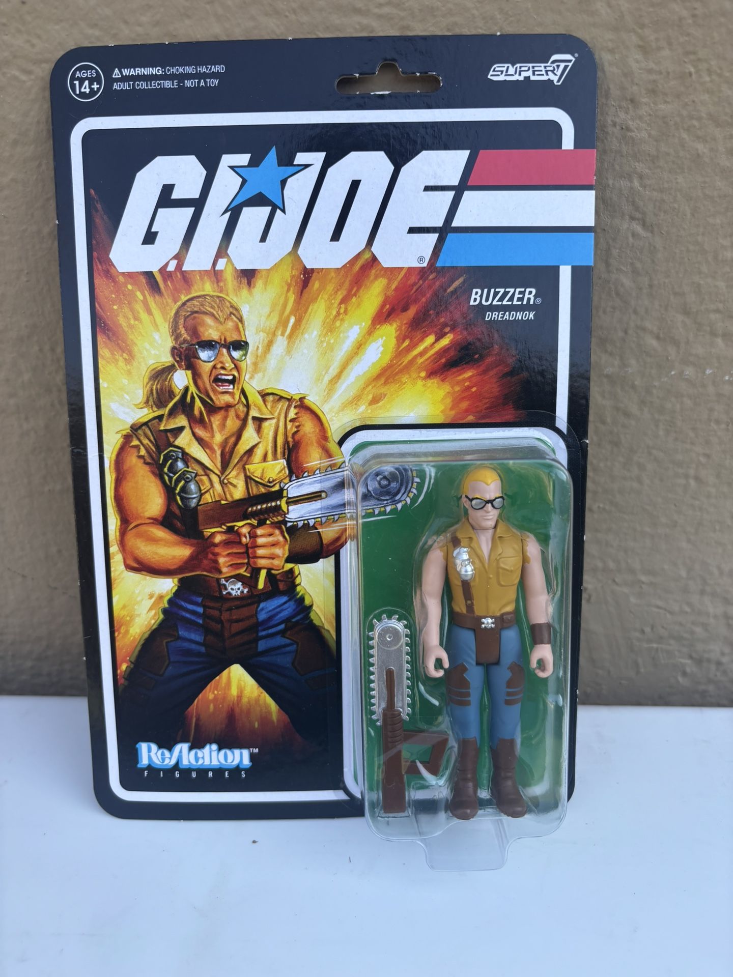 Gi Joe Super 7 Buzzer Dread Knock