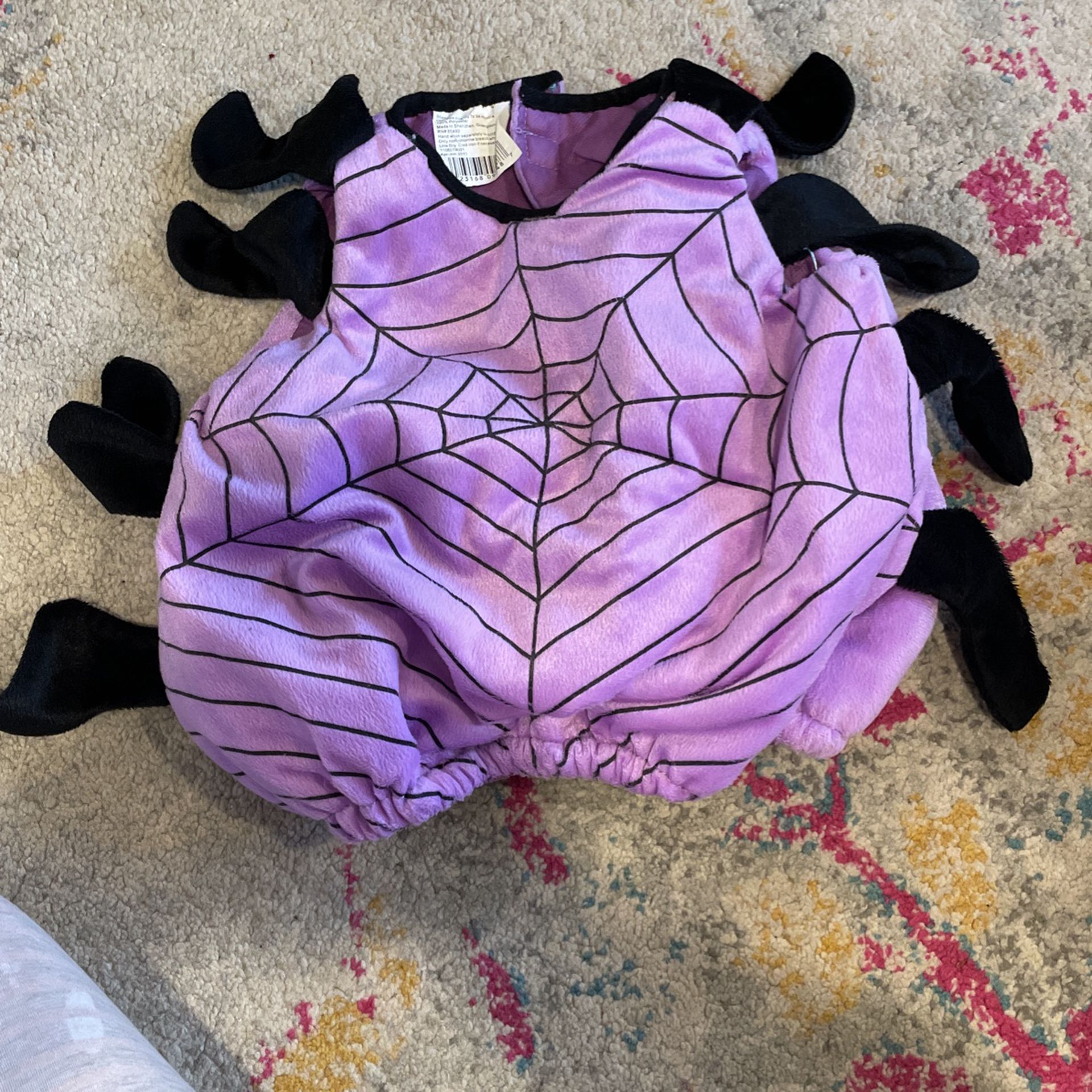 Spider Halloween costume one size fits up to 24 months