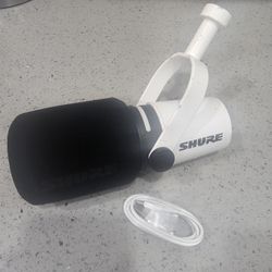 Shure MV7+ USB/XLR Hybrid Microphone for Podcasting, Recording, Live Streaming & Gaming, Built-in Headphone Output