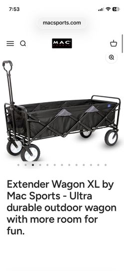 NEW: Heavy duty XL Foldable Wagon (MAC Sports)