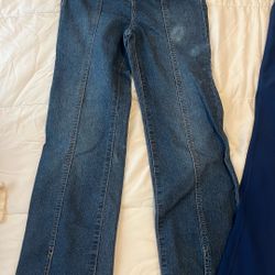 Girls Flare Jean And Leggin Size 12 