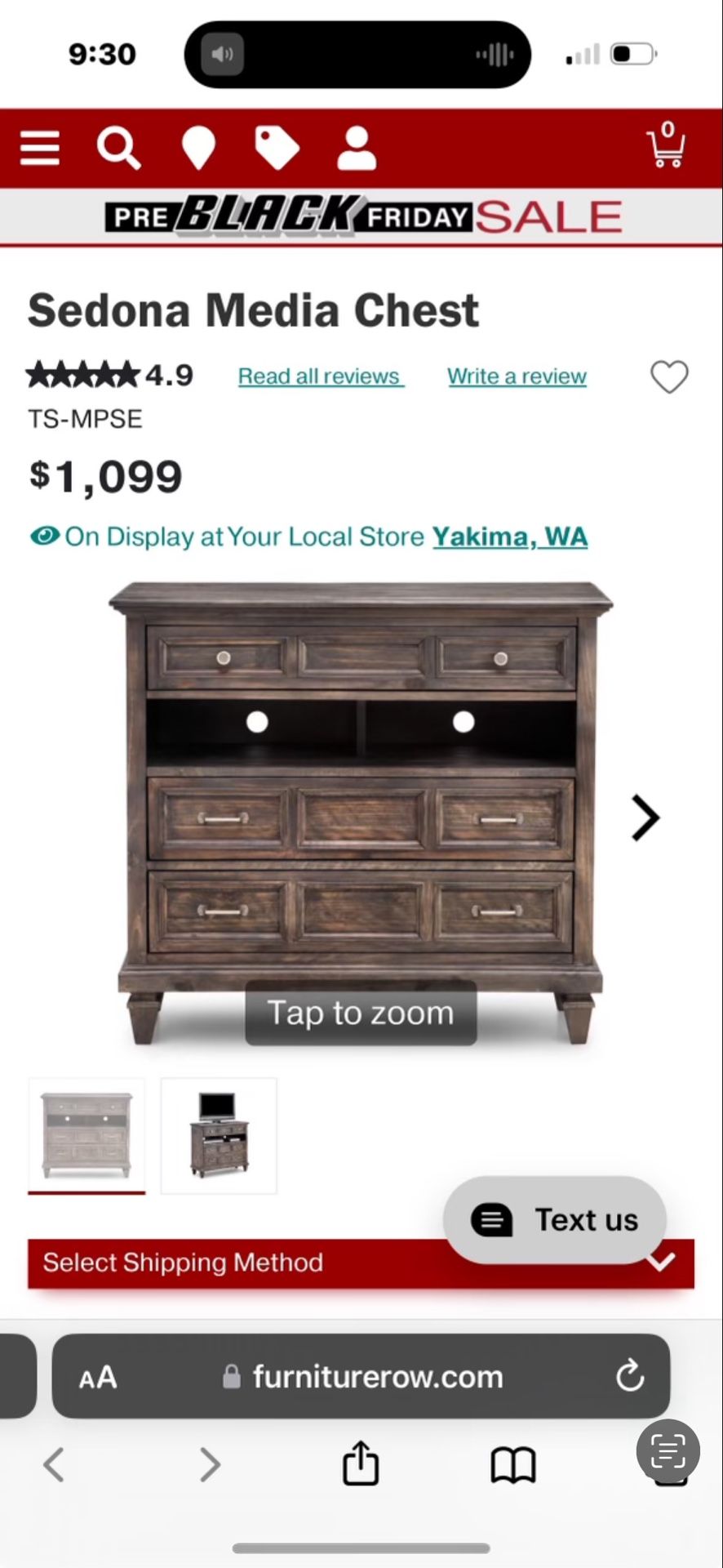 Sedona Media Chest. Media Stand