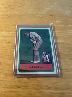 Vintage 1982 Donruss Jack Nicklaus Golf Card