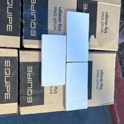 3”x 6” white Non Smooth Wall tile 