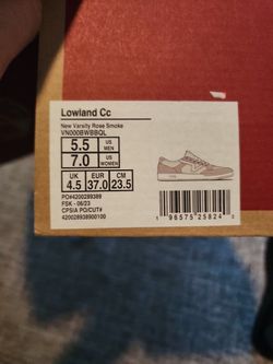 Vans Woman's Lowland Cc Size 7