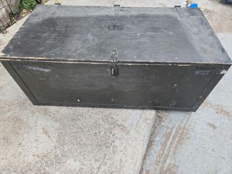 Wooden Military box