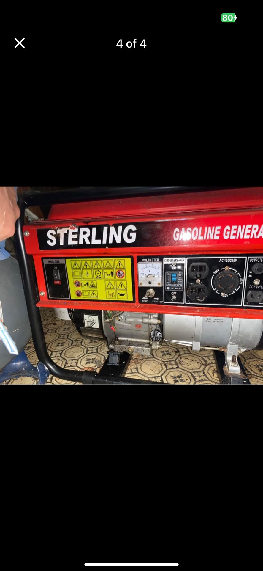 Sterling Gasoline Generator