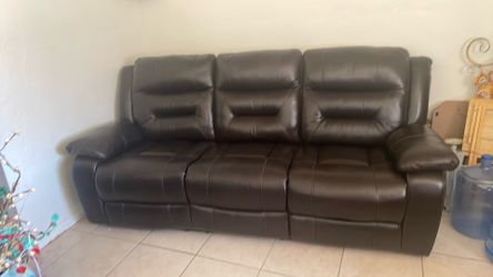 Leather sofa