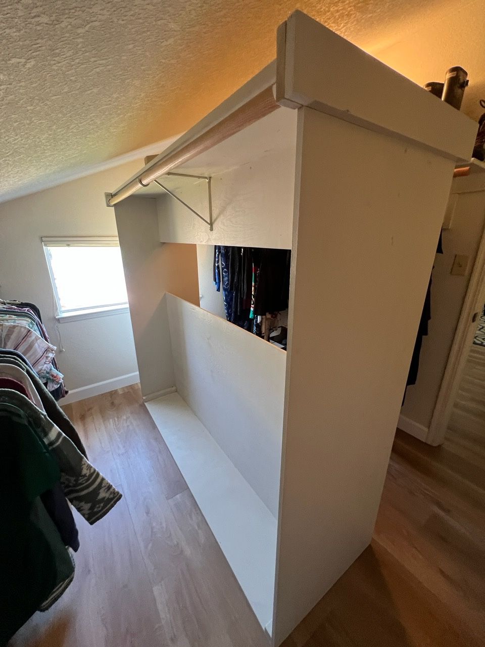 Double-Sided Free-Standing Clothes Rack