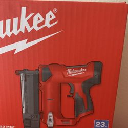 Milwaukee M12 Pin Nailer 23gauge.  $180 Firm. 