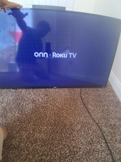 50' onn wifi tv w remote