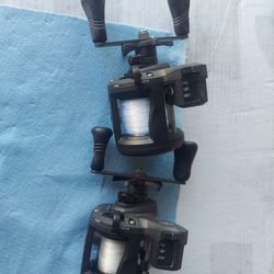 Bass Pro Line Counter Reels Like New