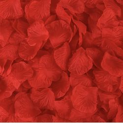 1000 faux rose petals