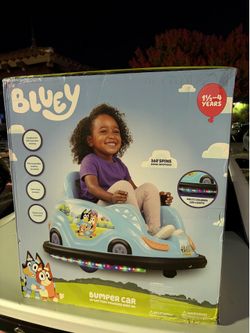 6v Bluey Bumper Car Ride On Toy