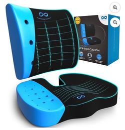 Everlasting Comfort: Gel Infused Seat & Back Cushion
