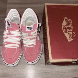 High Top Pink Vans US W 9