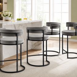 26in Counter Height Barstool Set of 4 