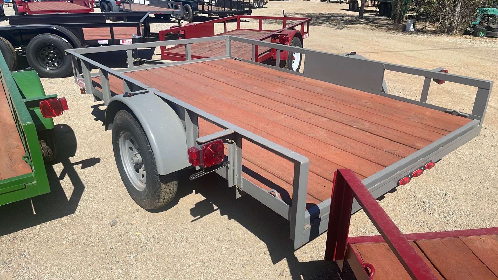 77”x10 Utility Trailer By Carson Trailer Single Axle