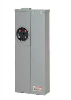 Eaton 200 Amp 20-Space 40-Circuit Surface EUSERC BR Type Main Meter Breaker