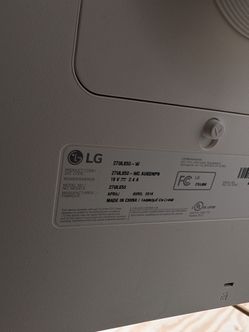 LG 27UL650-W Monitor 27" 4K UHD