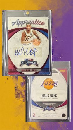 Malik Monk Panini Crusade Apprentice Autograph – Los Angeles Lakers